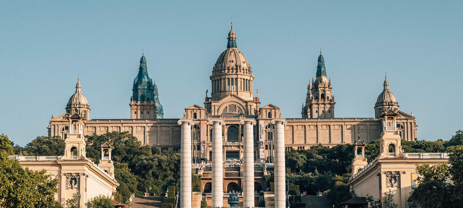 National Art Museum of Catalonia in Barcelona, Catalonia. National Art Museum of Catalonia in Barcelona, Catalonia.
