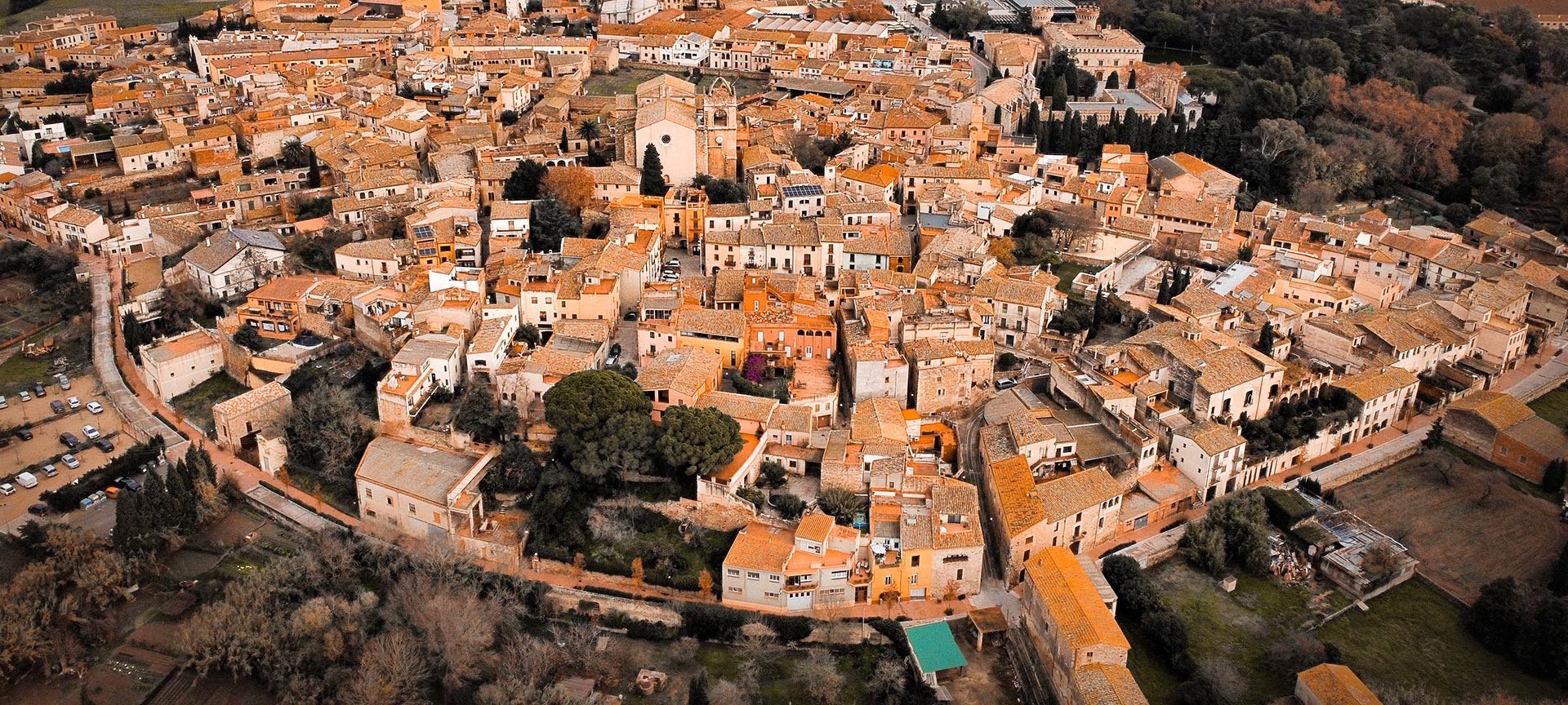 Peralada in der Provinz Girona, Katalonien