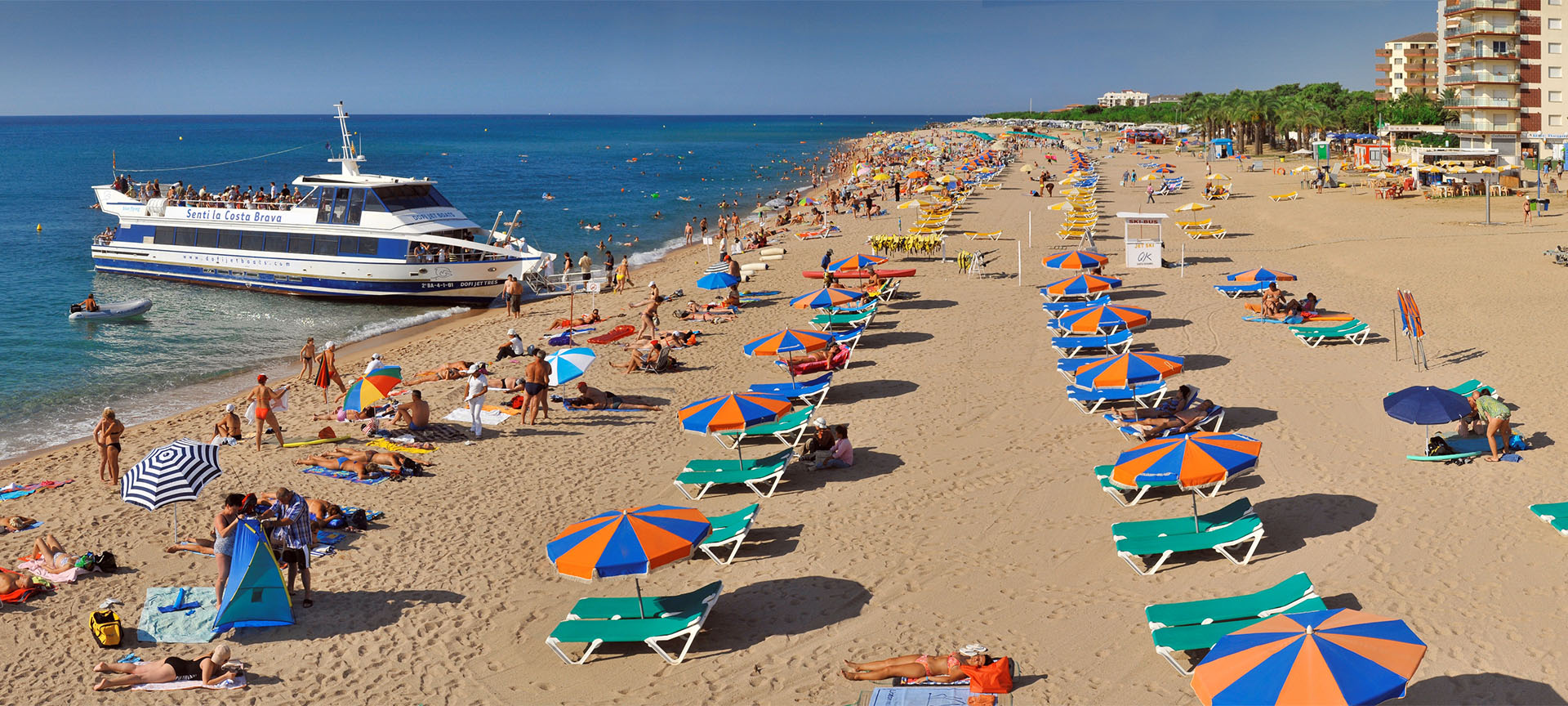 Plaża w Santa Susanna, prowincja Barcelona (Katalonia)