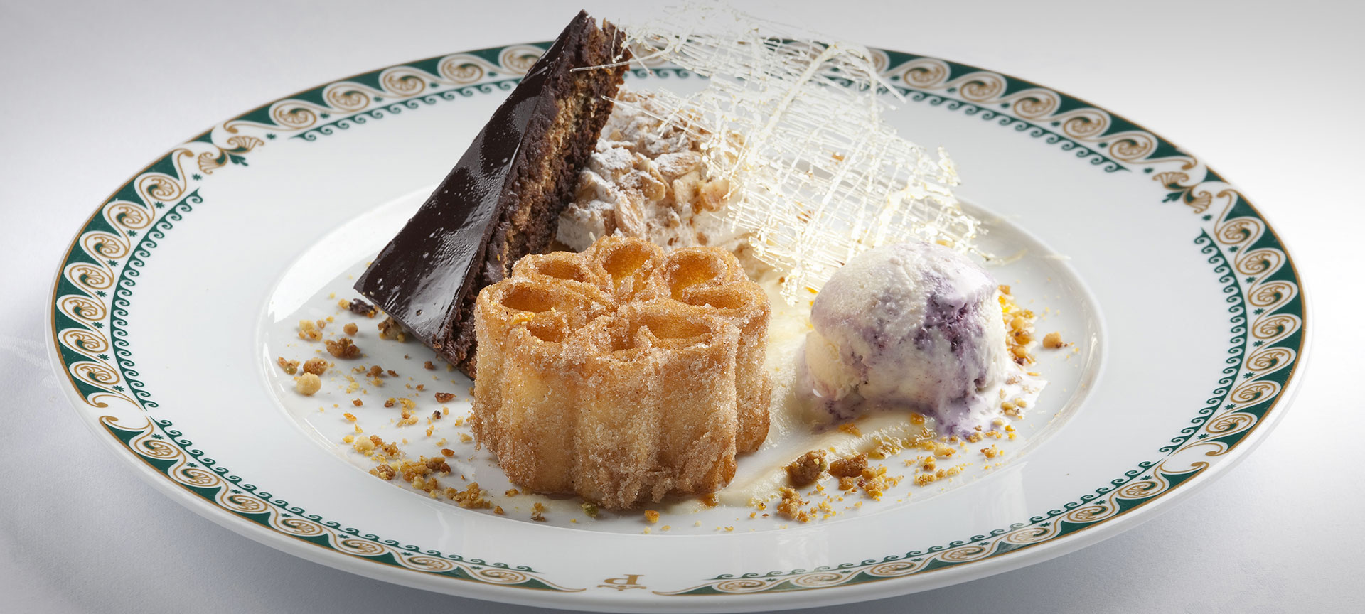 Assorted cakes at the Parador de Almagro