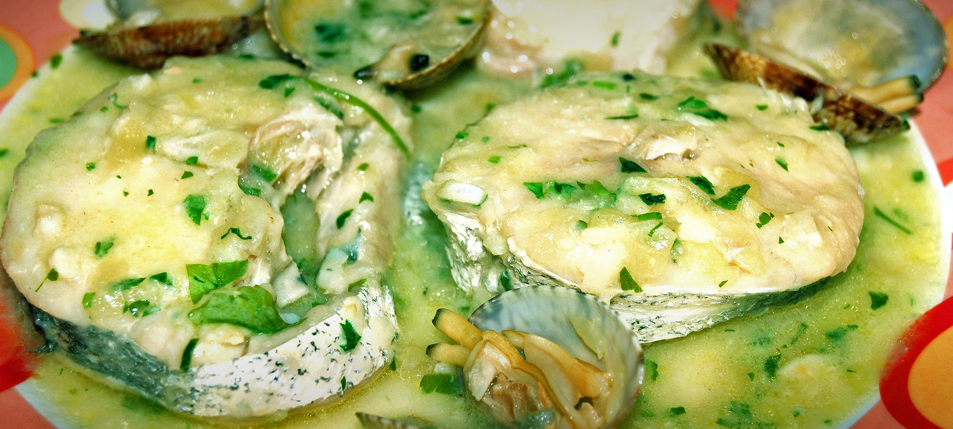 Fish in green sauce