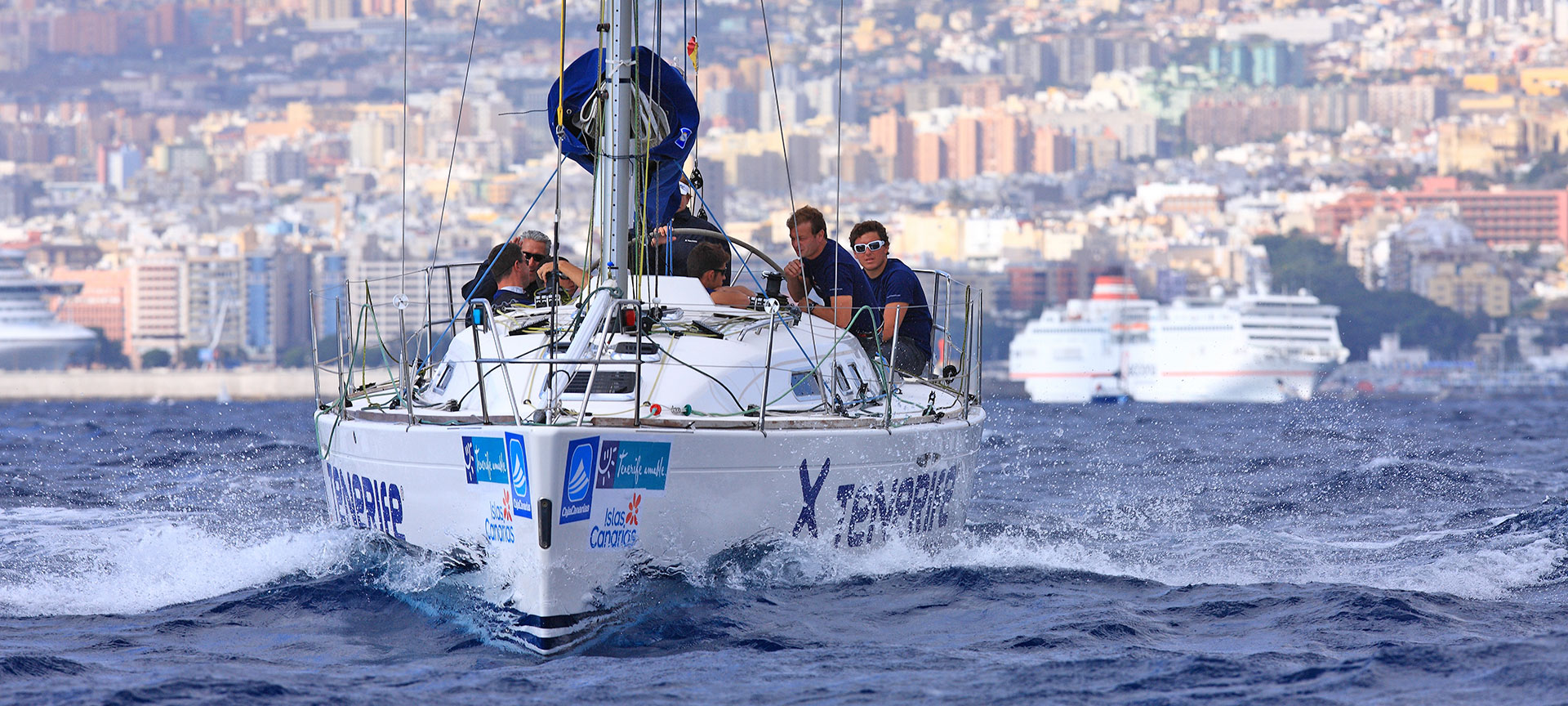 Compétition de voile à Santa Cruz de Tenerife