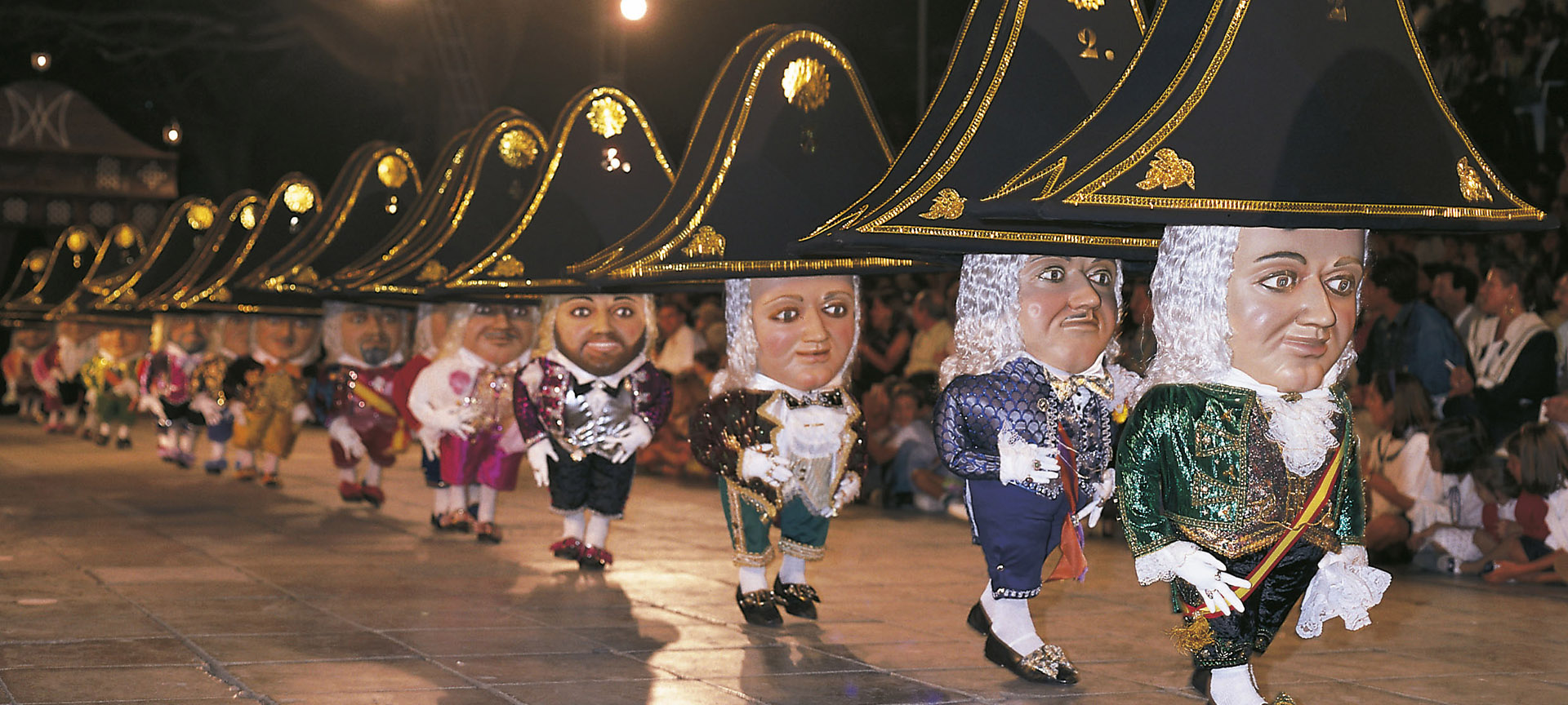 The traditional Dance of the Dwarves at the five-yearly fiesta of La Bajada (Santa Cruz de la Palma, Canary Islands)