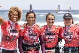 Surferzy na zawodach Grand Slam Tenerife El Médano 2025