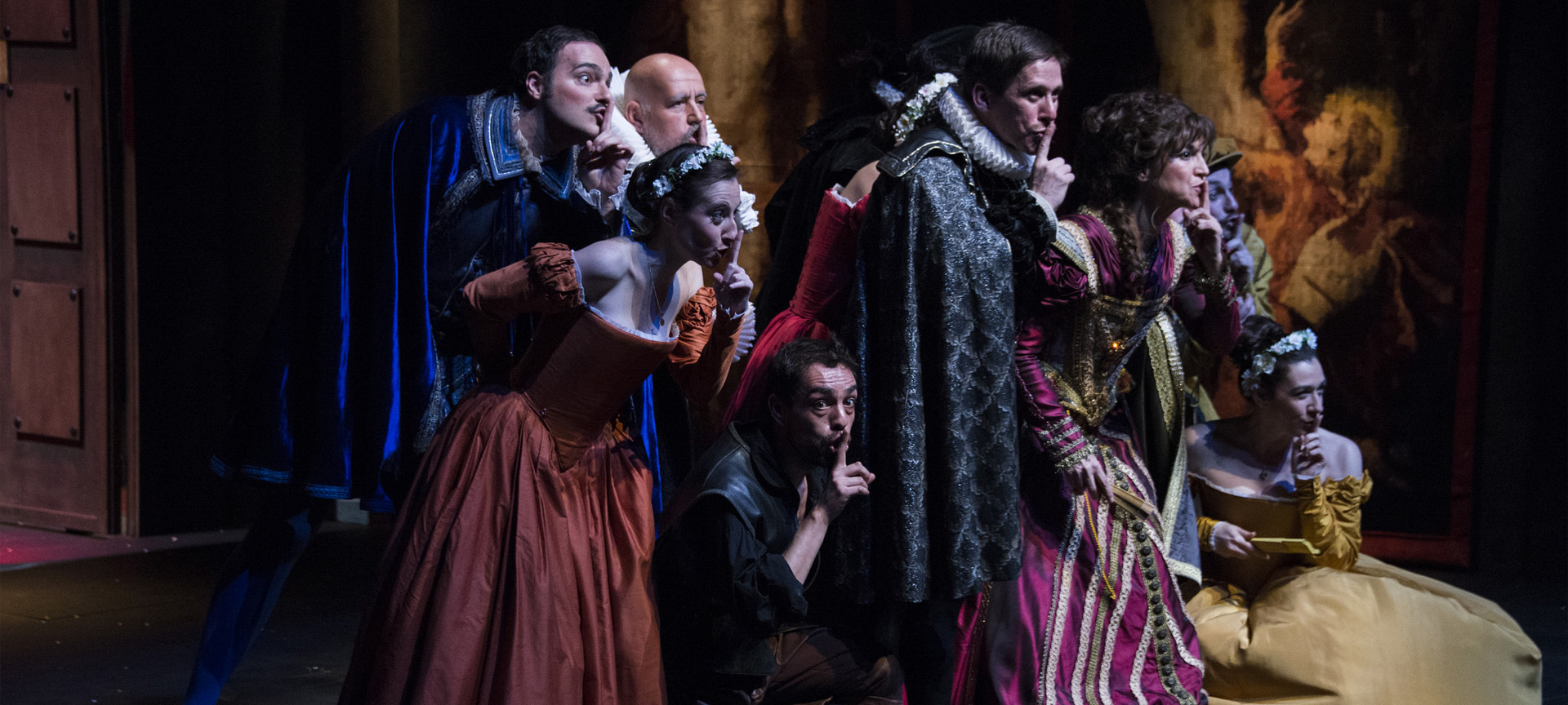 Spektakl „Pies ogrodnika” („El perro del hortelano”) na Międzynarodowym Festiwalu Teatru Klasycznego w Almago w 2013 roku.