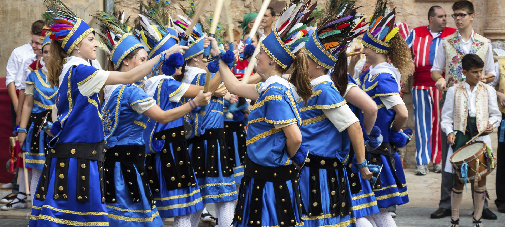 Traditional Batonets Dance in the fiesta of La Mare de Déu de la Salut in Algemesí (Valencia) Traditional Batonets Dance in the fiesta of La Mare de Déu de la Salut in Algemesí (Valencia)