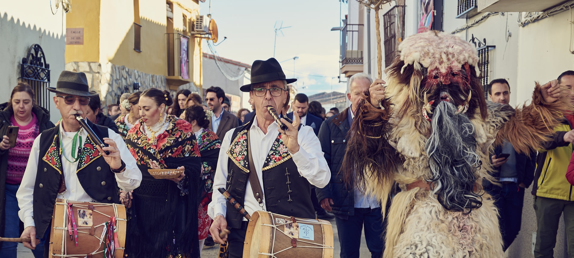 Desfile de Carantoñas en Acehúche, Cáceres