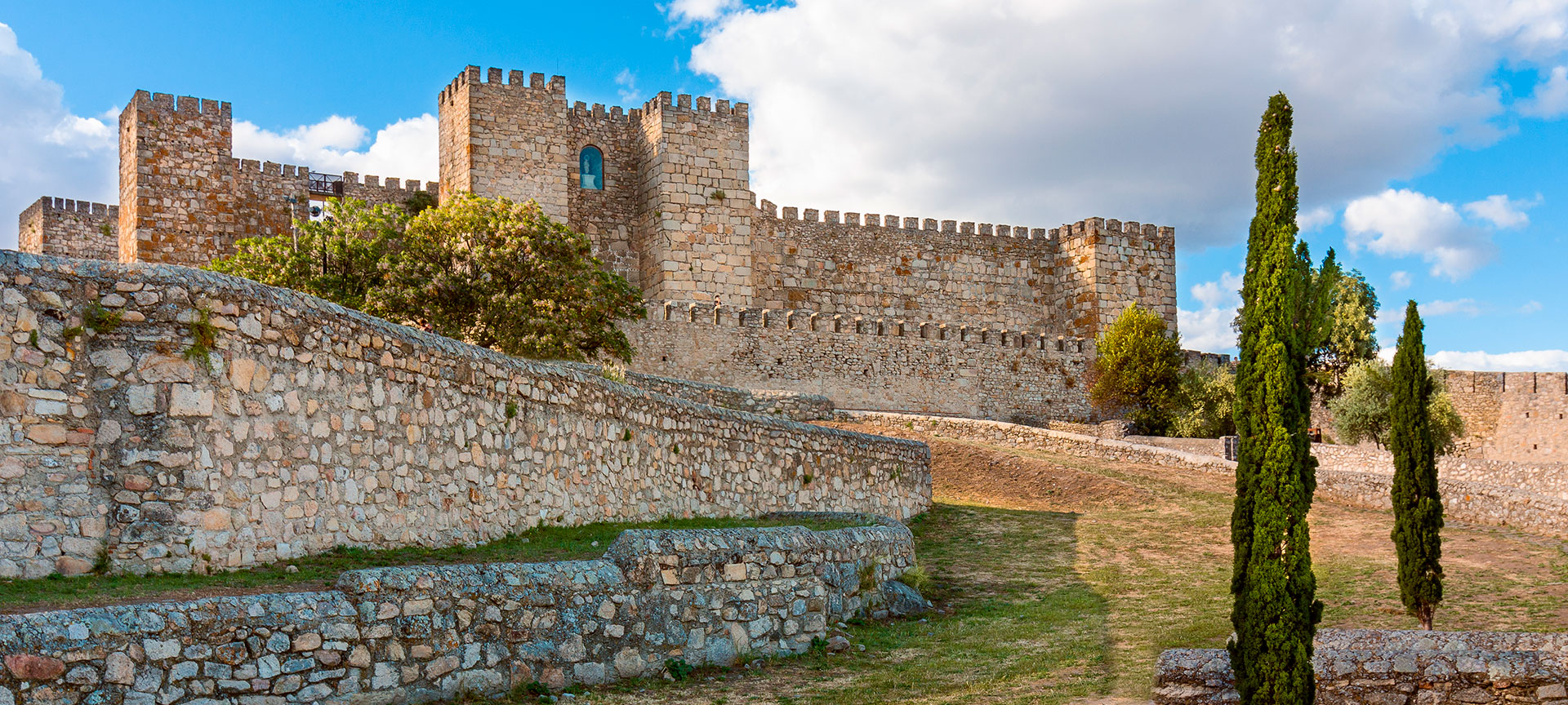 Zamek w Trujillo. Cáceres