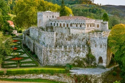 Zamek w Soutomaior w prowincji Pontevedra, Galicja