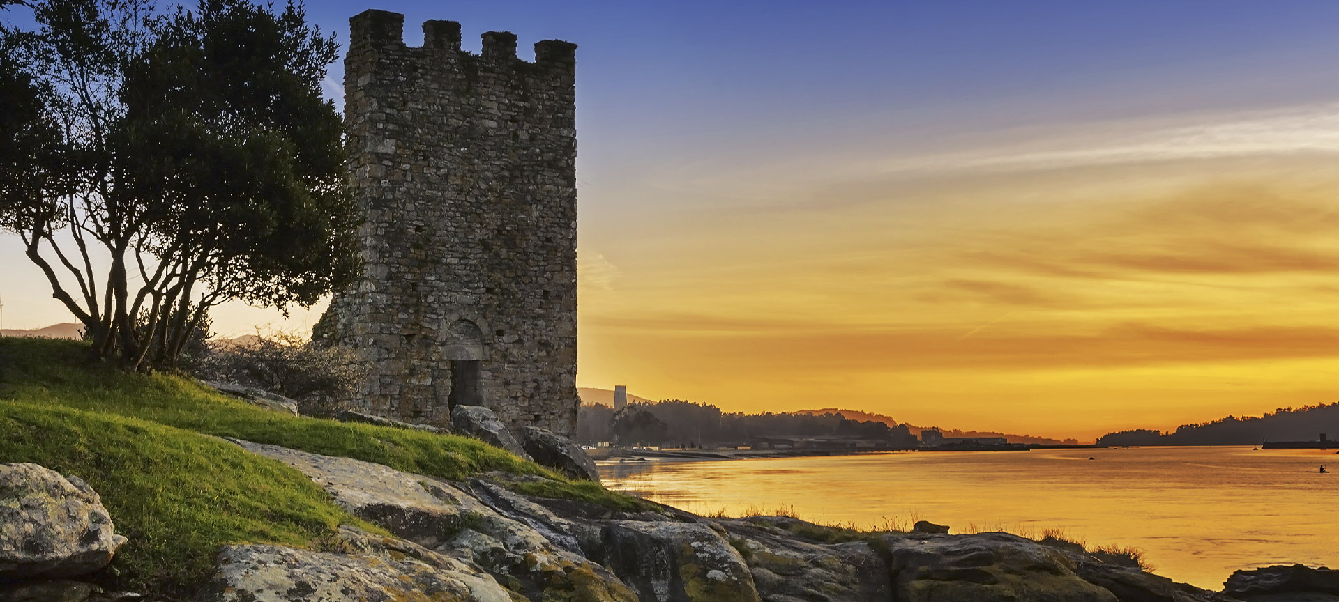 Torres de Oeste à Catoira, dans la province de Pontevedra (Galice)