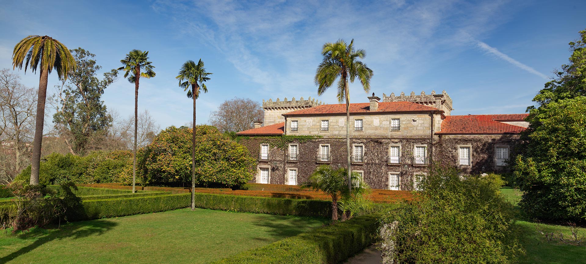 Jardins du parc municipal Quiñones de León à Vigo