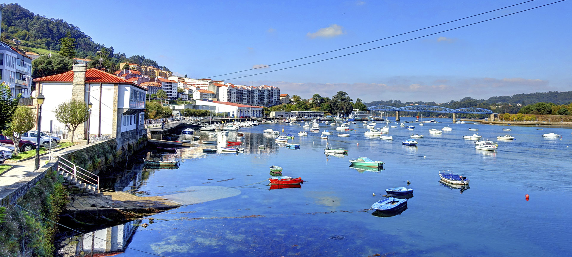 Pontedeume, a La Coruña (Galizia)