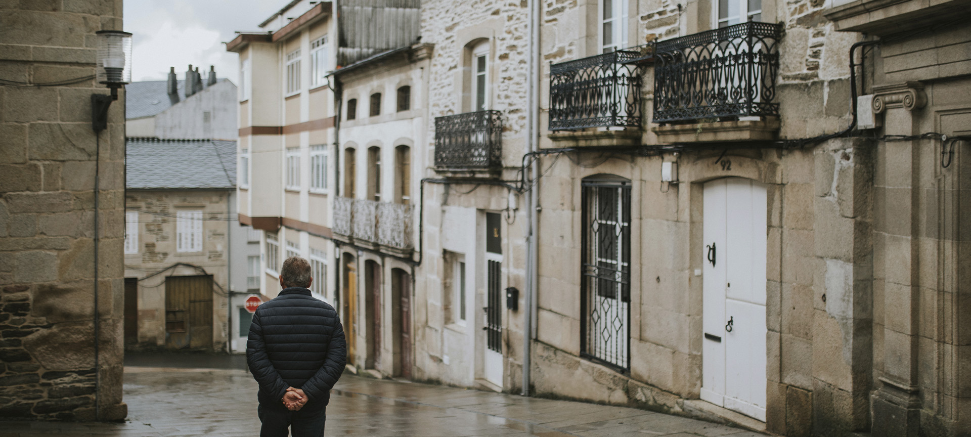 Calle de Sarria (Lugo, Galicia)