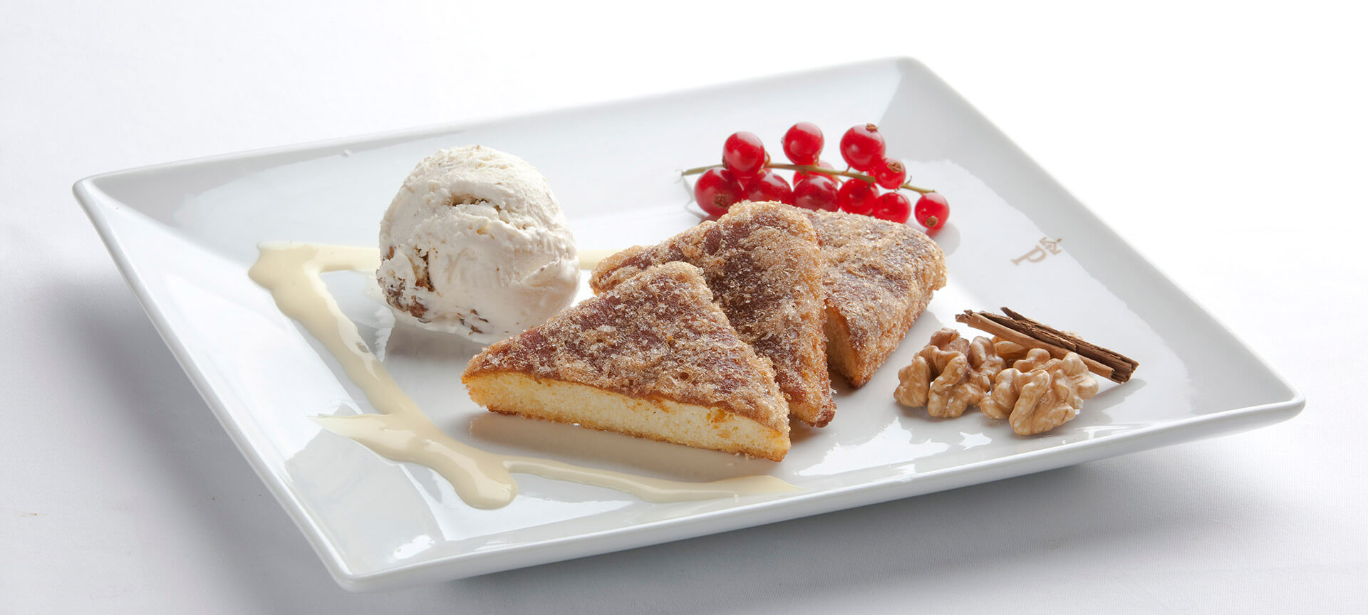 Torrijas with ice-cream