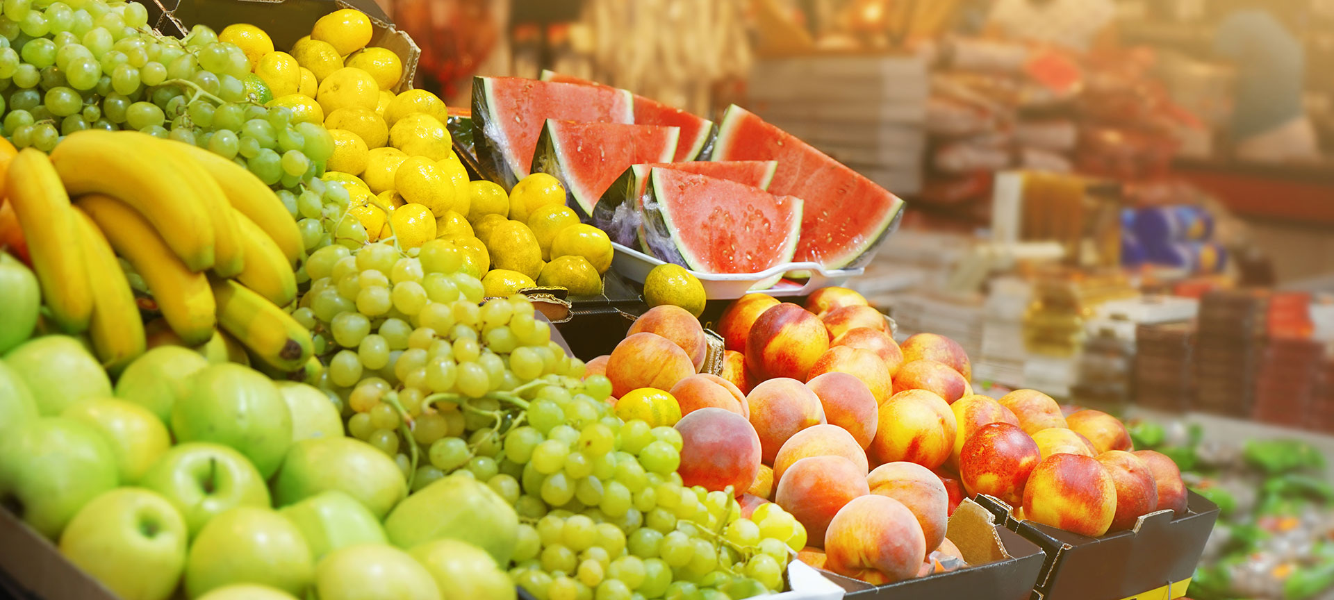 Frisches Obst auf einem Markt