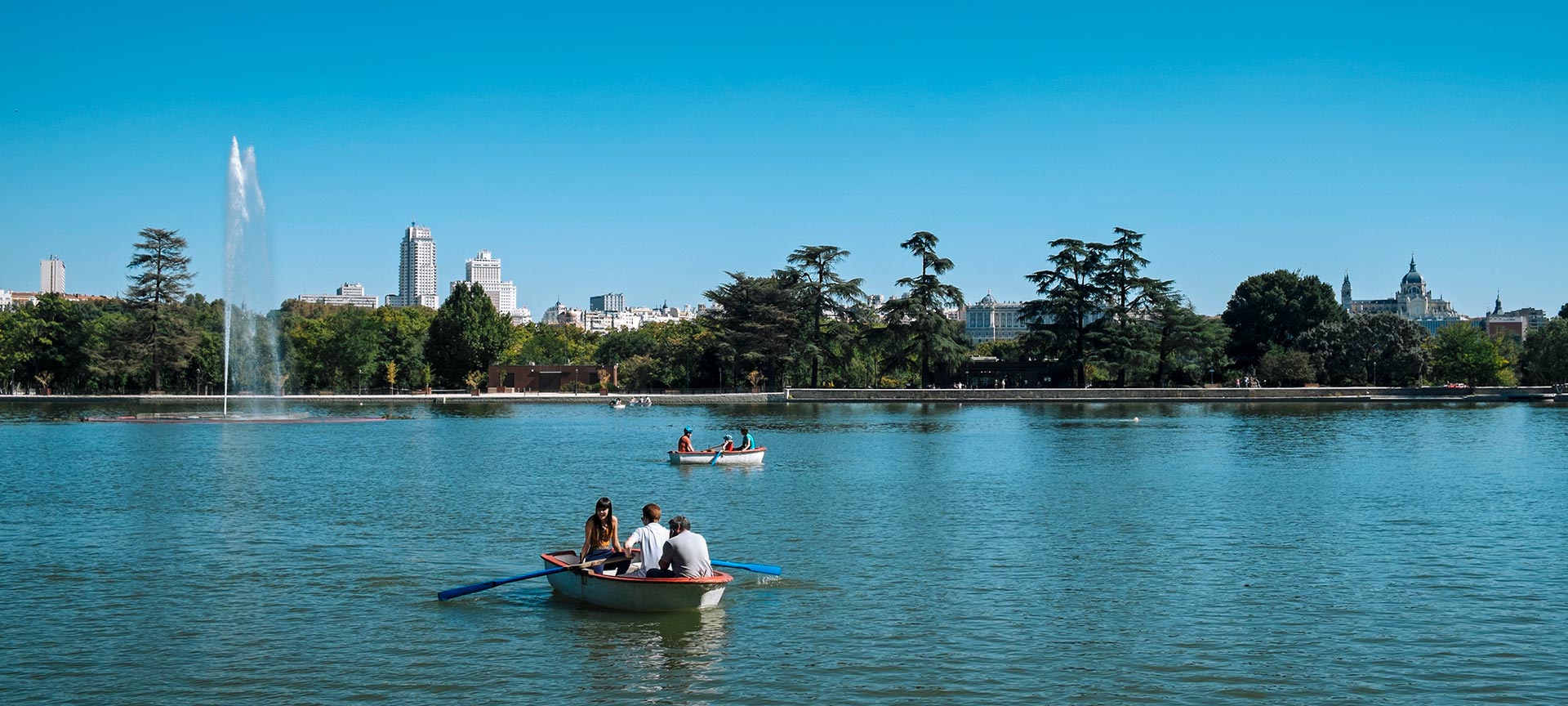 Lago da Casa de Campo de Madri
