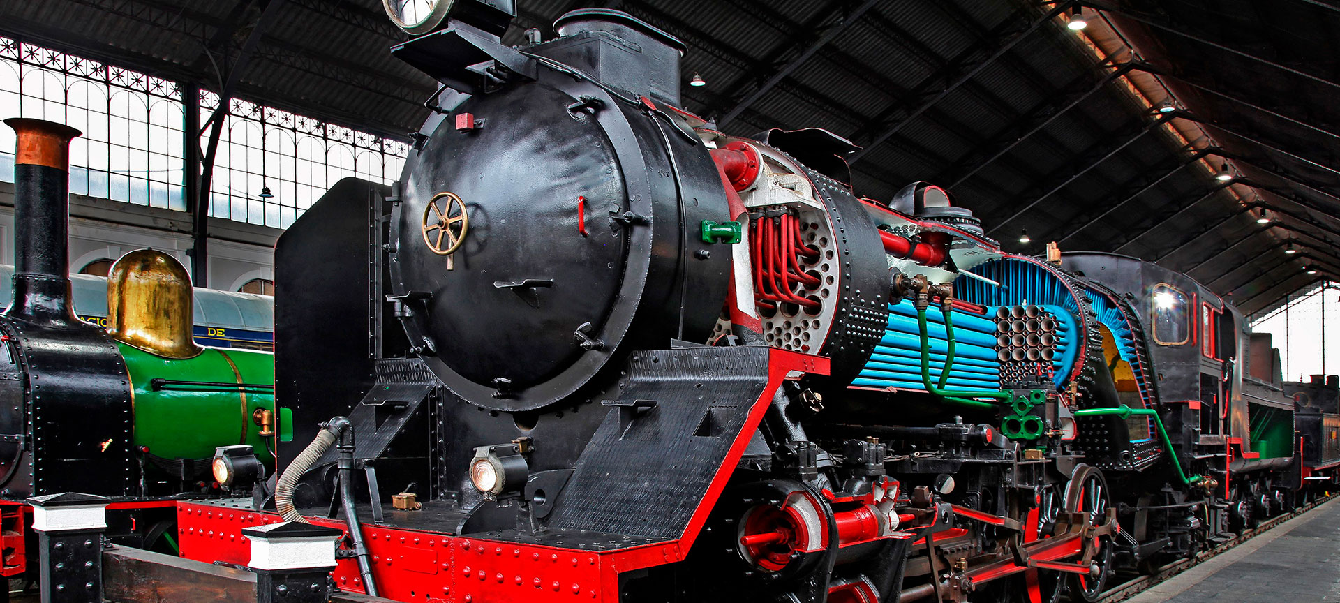 Railway Museum. Madrid