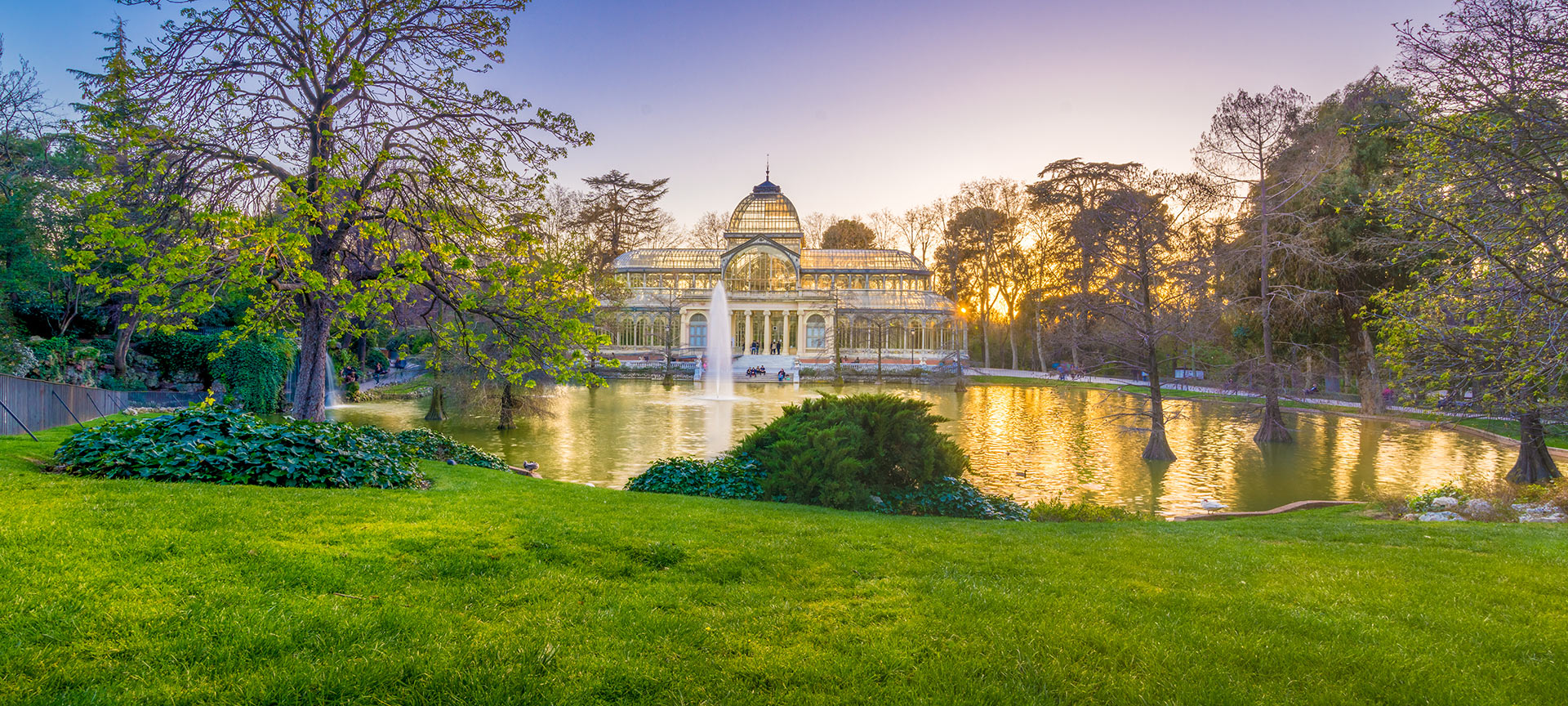 Kristallpalast im Retiro-Park in Madrid Kristallpalast im Retiro-Park in Madrid