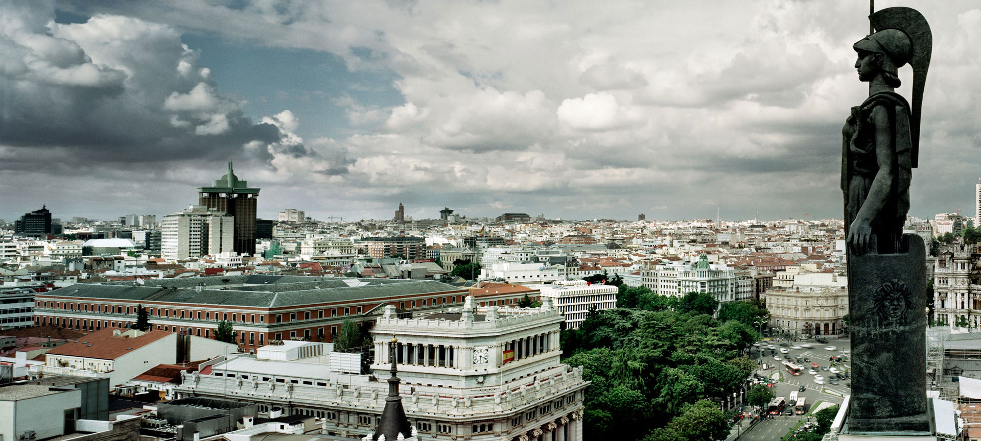 Vista desde la azotea del Círculo de Bellas Artes, Madrid