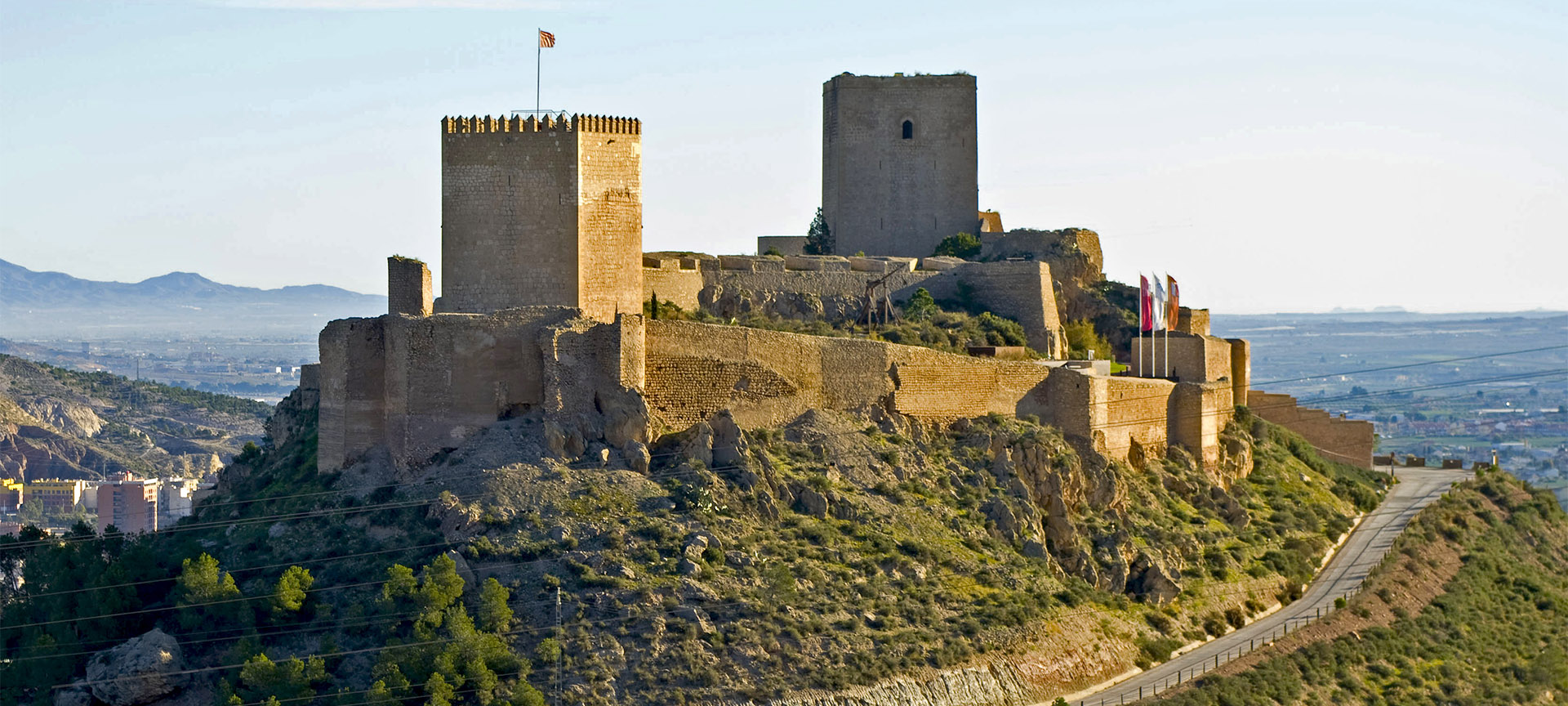 Castillo de Lorca, en Murcia