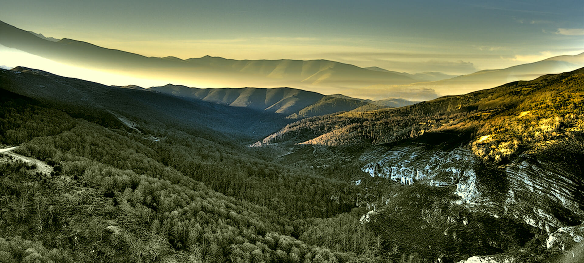 Valle de Cabuerniga w Obszarze Chronionego Krajobrazu Saja Besaya