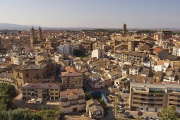 Panoramica di Corella, in Navarra