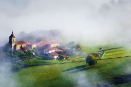 The Aramaio Valley in Alava, Basque Country, Spain