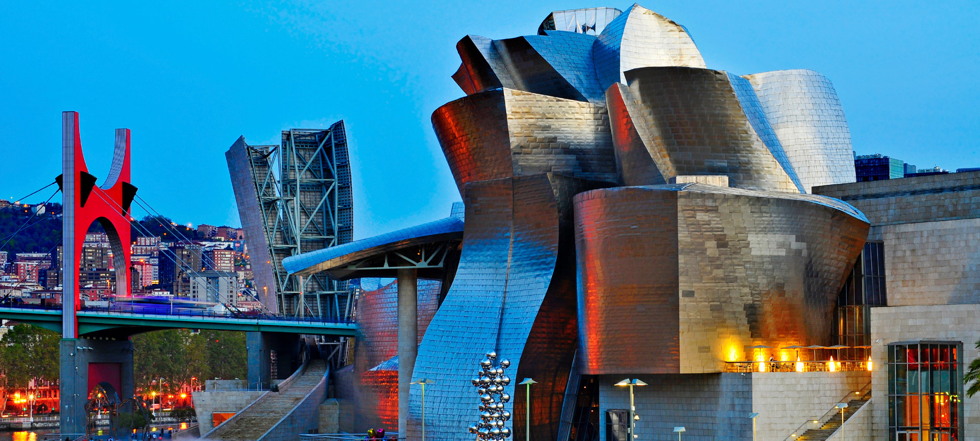 Exterior of the Guggenheim Museum in Bilbao