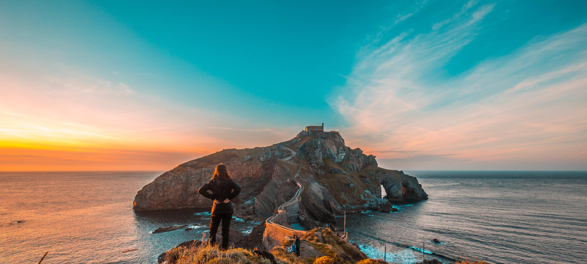 Vue de Gaztelugatxe, Pays basque