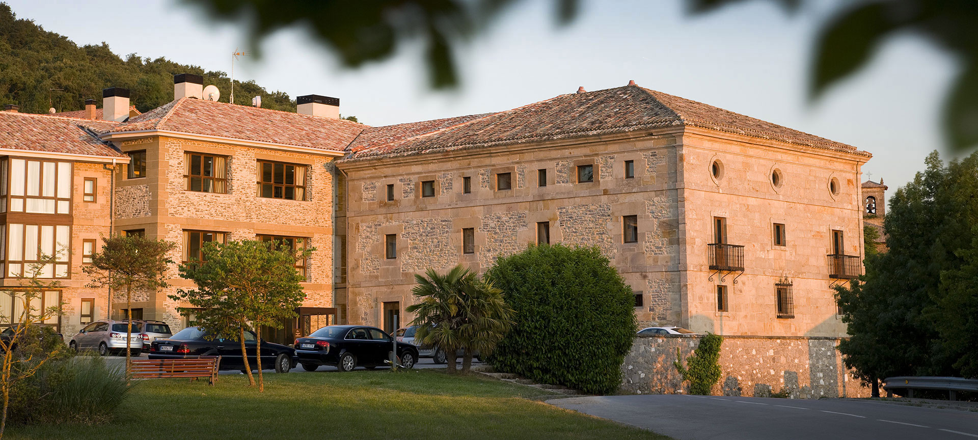 Vista exterior del Parador de Argomaniz