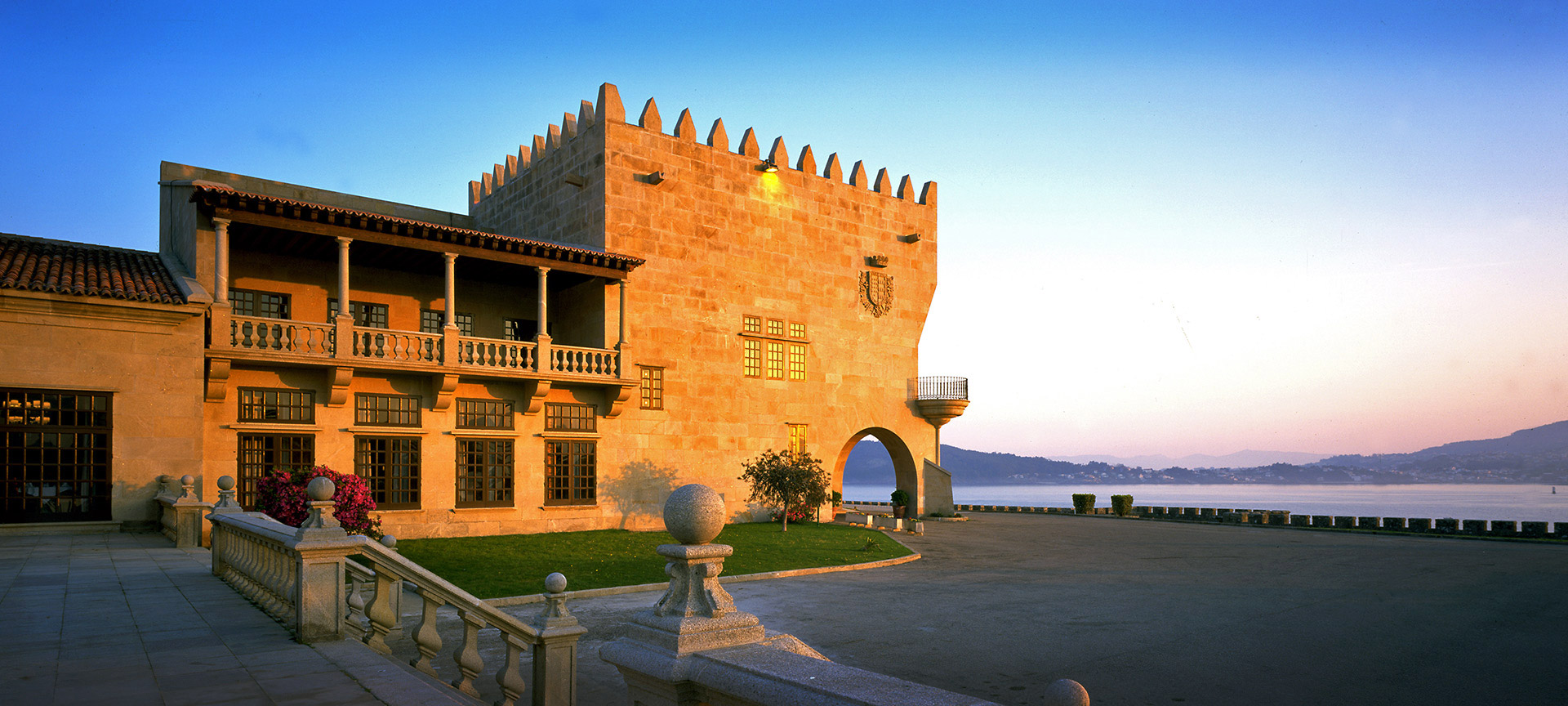 Exterior of the Parador de Baiona