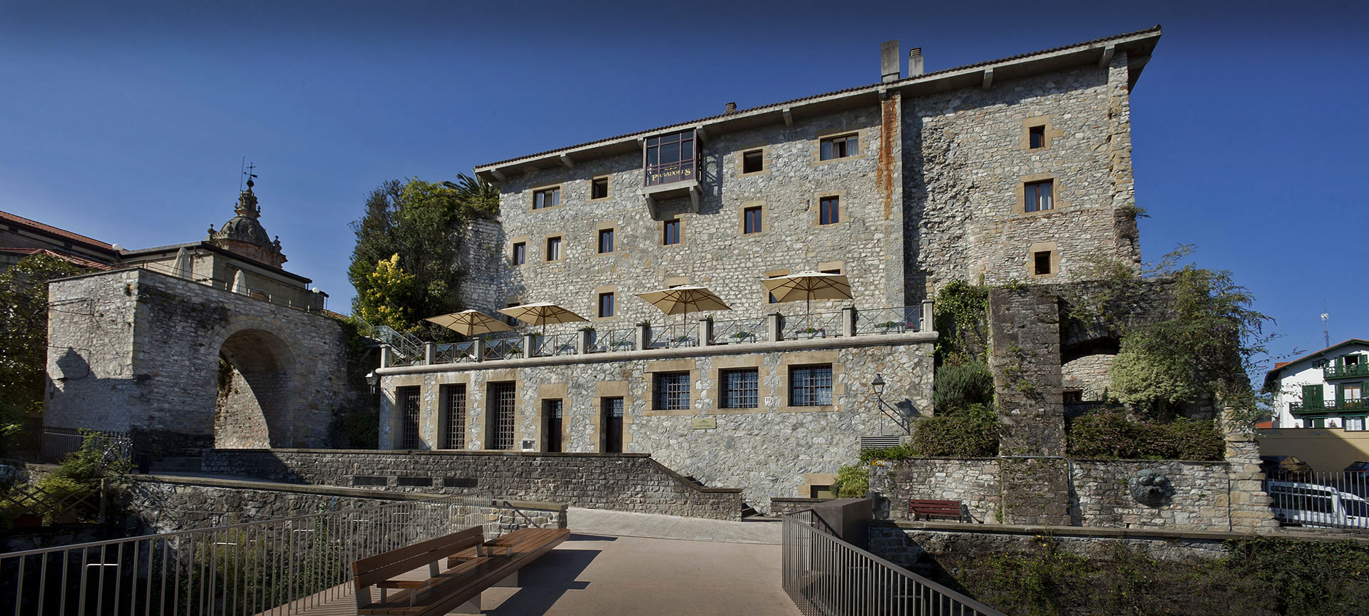 Parador de Hondarribia, widok z zewnątrz