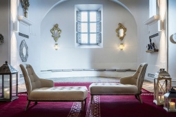 Parador de Mérida の館内のホール