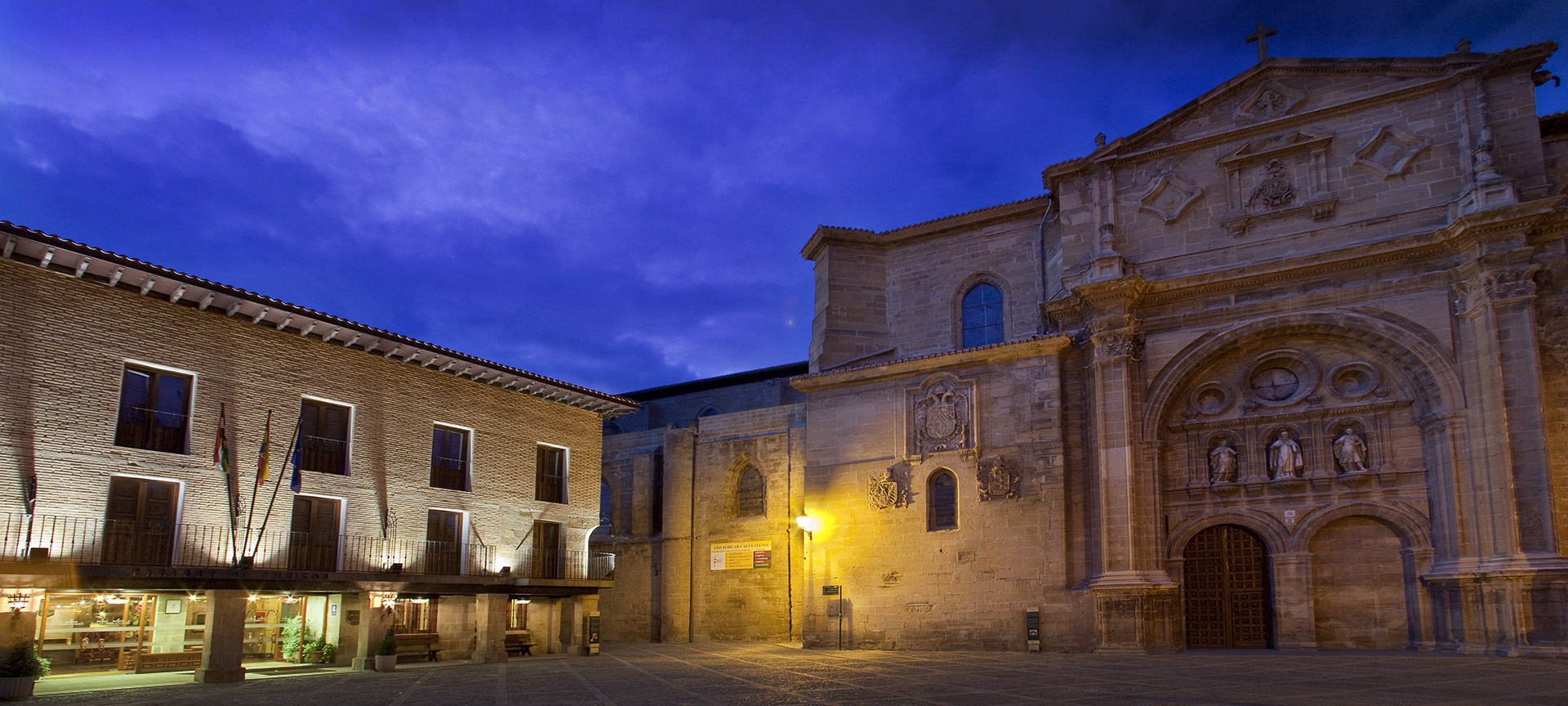 Vista exterior del Parador de Santo Domingo de la Calzada