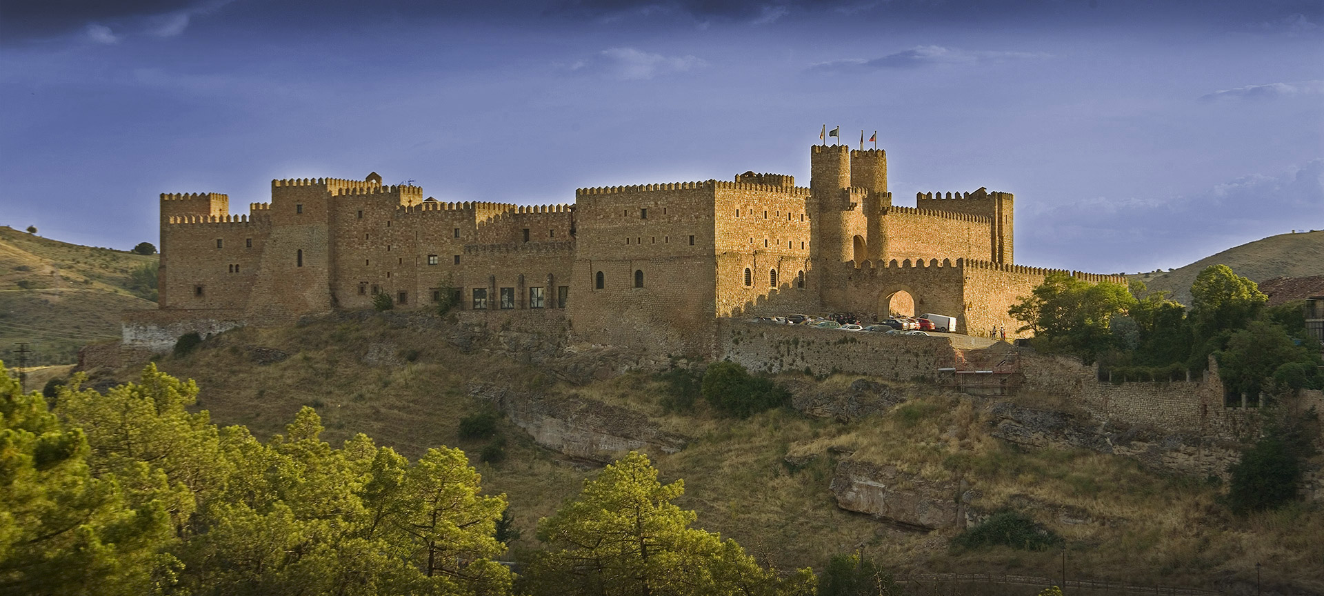 Blick auf das Parador de Sigüenza