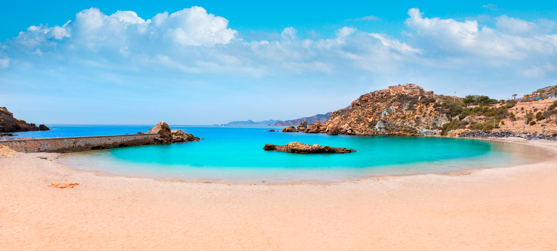 Cala Cortina w Kartagenie, Murcja