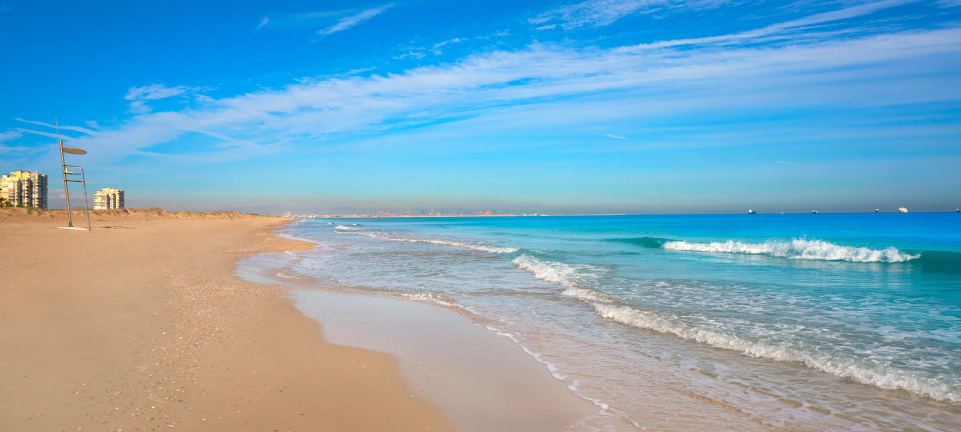 El Saler beach in Valencia, Region of Valencia