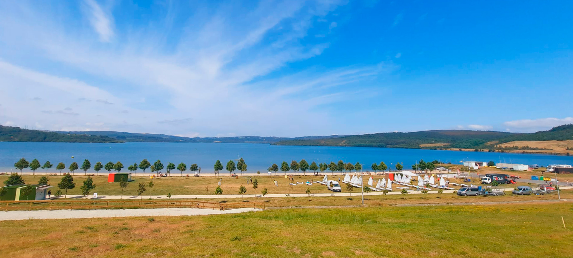 Praia do Lago de As Pontes em A Corunha, Galiza