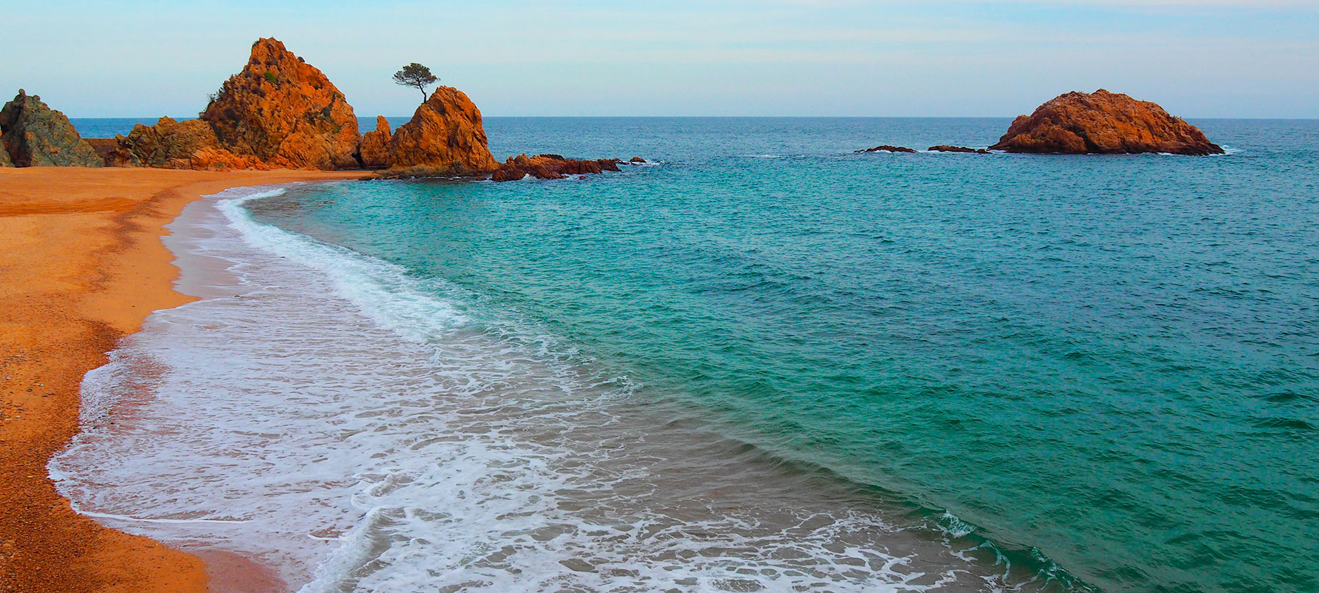 Spiaggia la Mar Menuda a Tossa de Mar, Girona