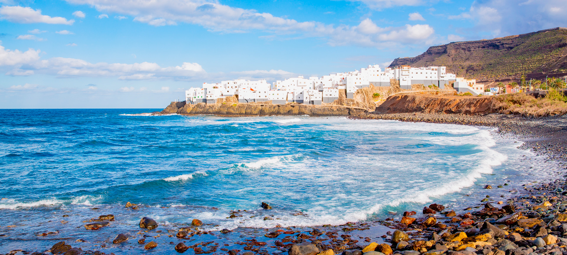 Plaża San Felipe w Santa María de Guía na Gran Canarii, Wyspy Kanaryjskie