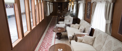 Inside the Transcantábrico Gran Lujo train Inside the Transcantábrico Gran Lujo train