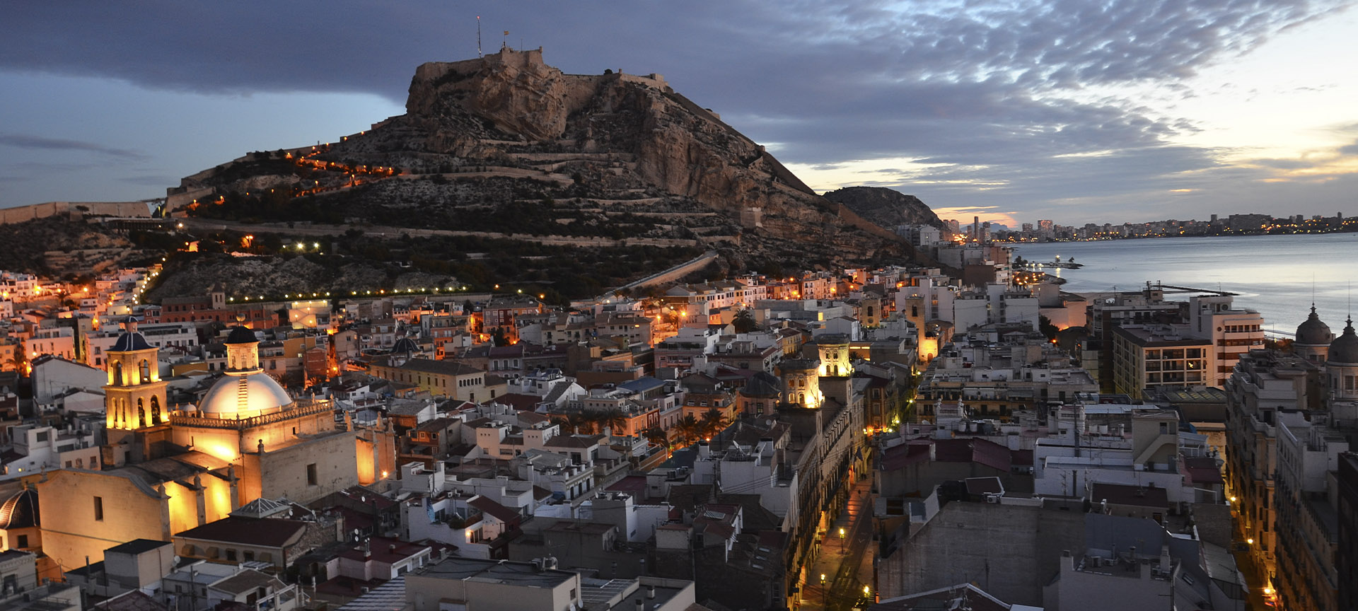 Panoramic view of Alicante (Region of Valencia)