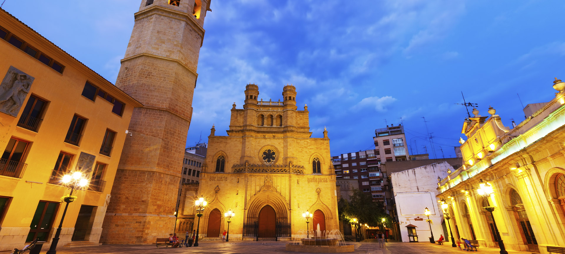 La Plaza Mayor de Castellón de la Plana (Castellón, région de Valence)