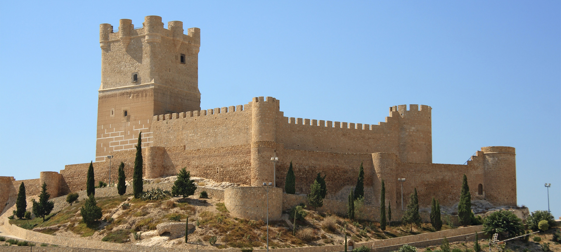 Castillo de la Atalaya, en Villena (Alicante, Comunidad Valenciana)