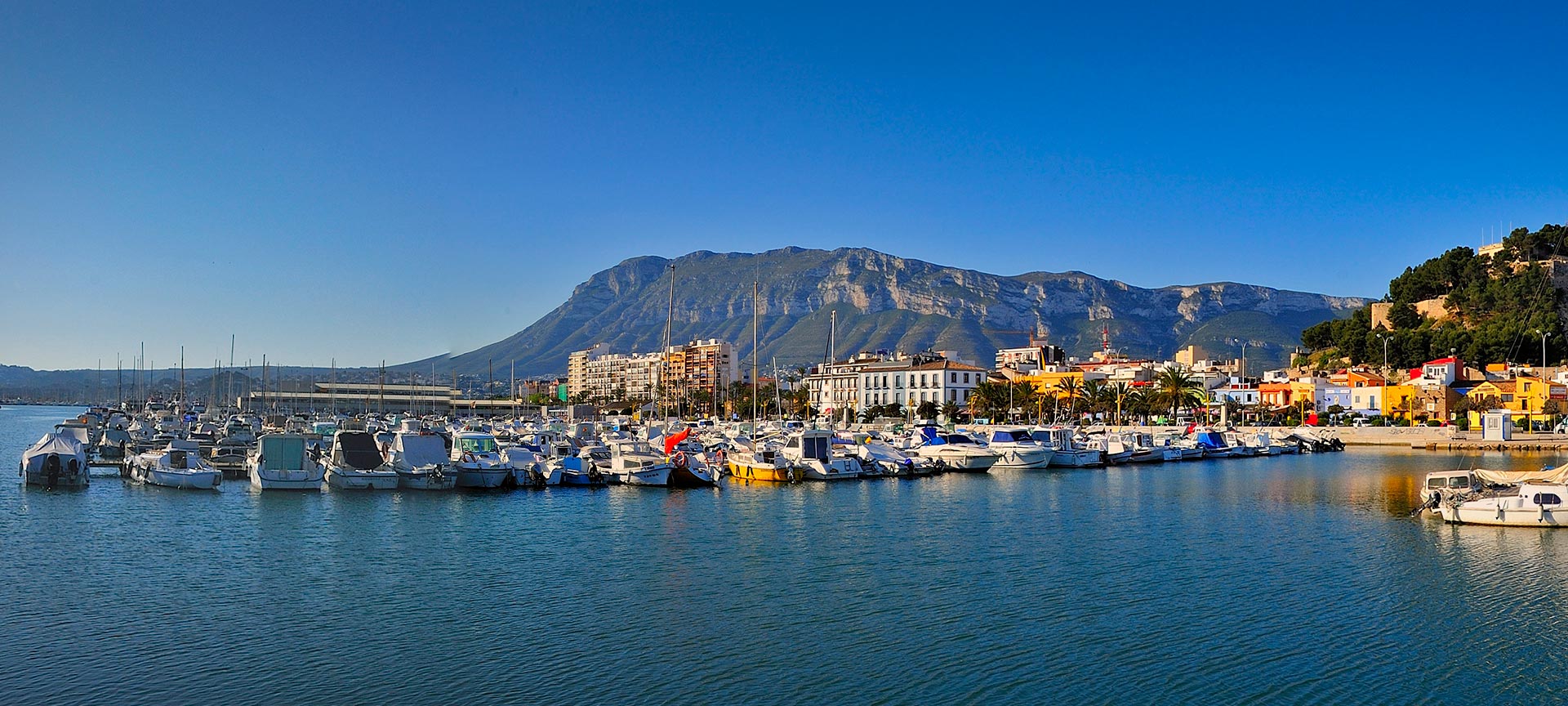 Vue panoramique de Denia. Province d’Alicante