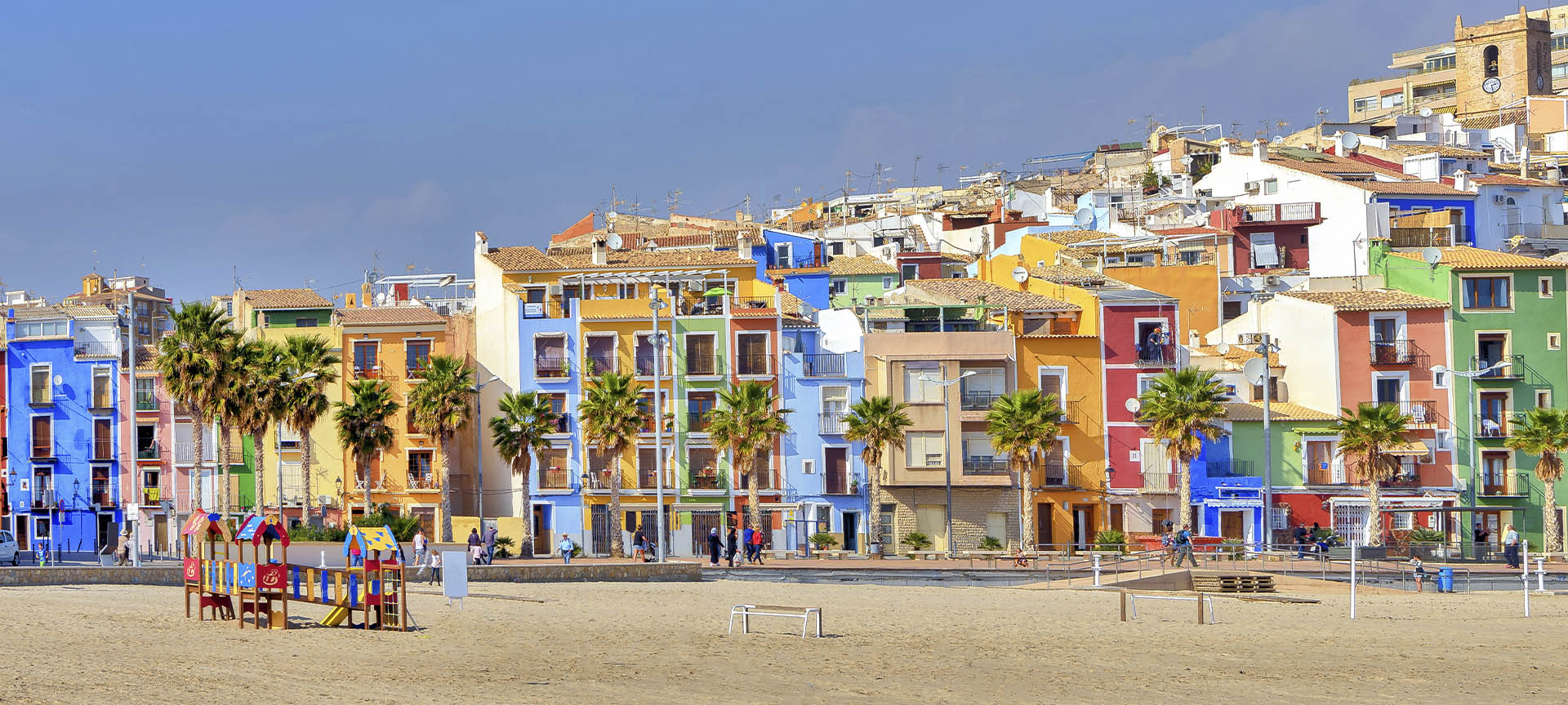 View of Villajoyosa (Alicante, Valencian Community)