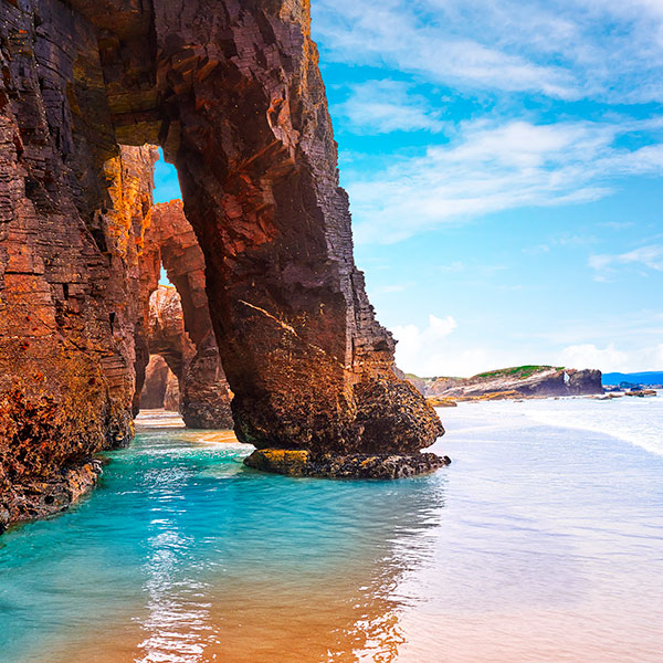 Las Catedrales beach, Lugo