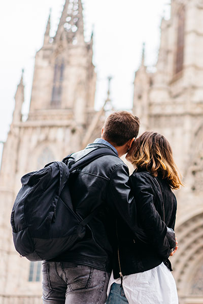 Touristes à Barcelone