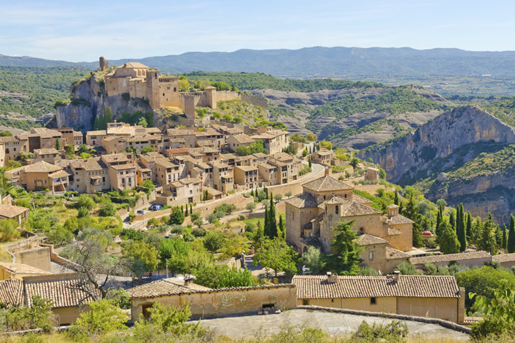 Widok Alquézar (Huesca, Aragonia)