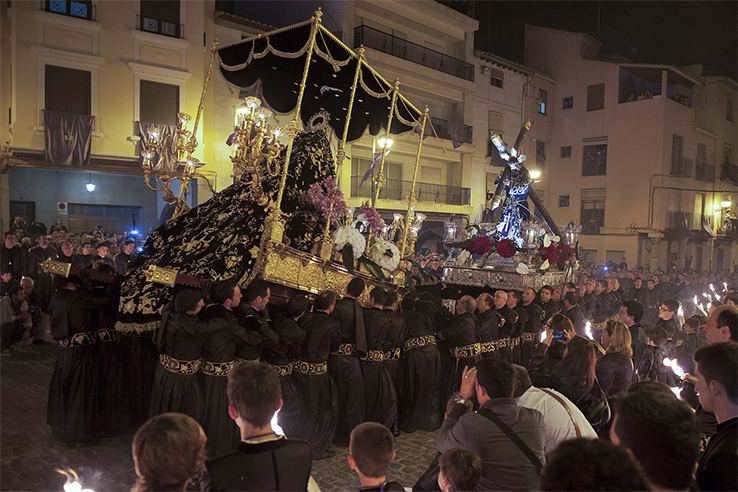 „Die schmerzhafte Begegnung“, Karwoche in Sagunto (Valencia)